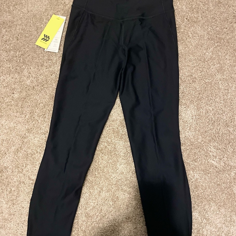 All in Motion Black High-Waisted Workout  Leggings Size Small NWT
